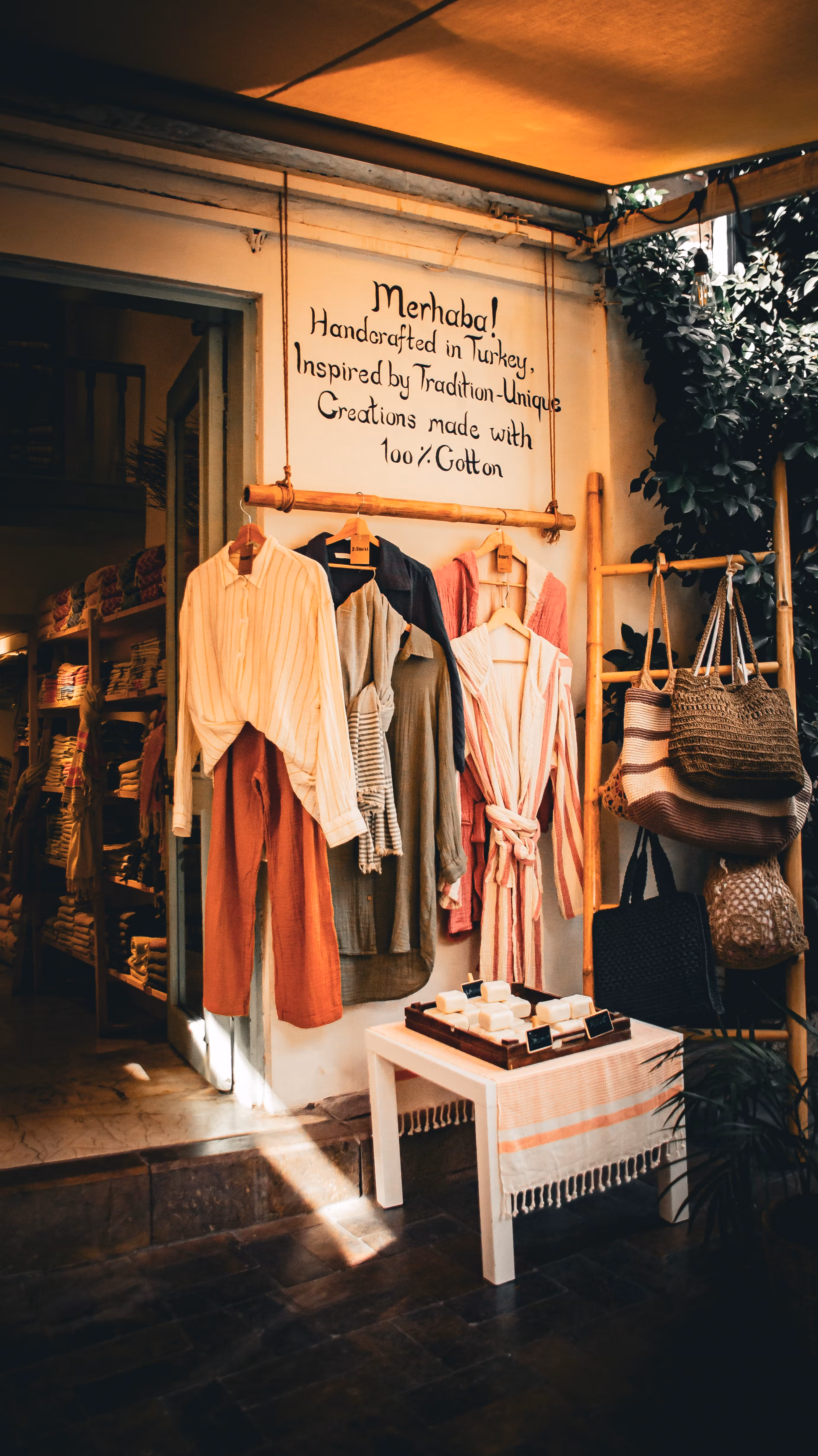 Ambiente de una boutique local